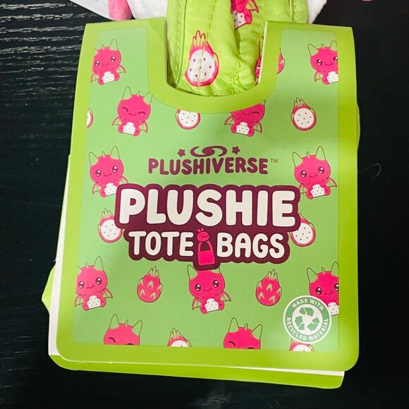 Plushiverse Dragon Fruit Plushie Tote Bag - Picture 3 of 3